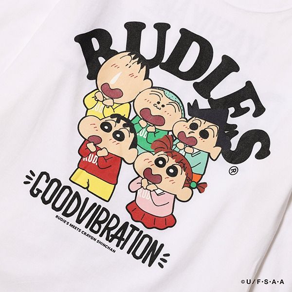 RUDIE'SxCRAYON SHINCHAN KASUKABE BOUEITAI LSTEE