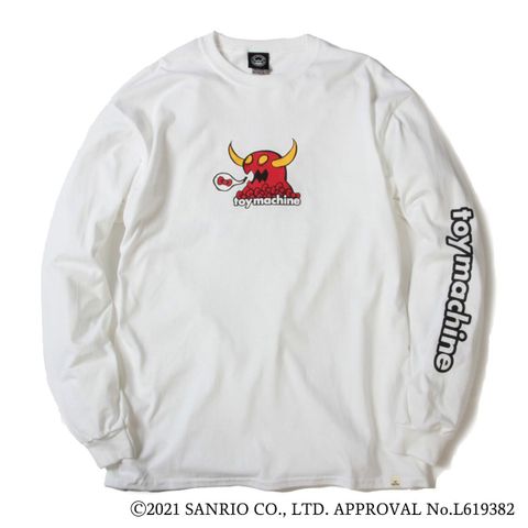 MARKED MONSTER KITTY RIBBON LONG SLEEVE-TEE