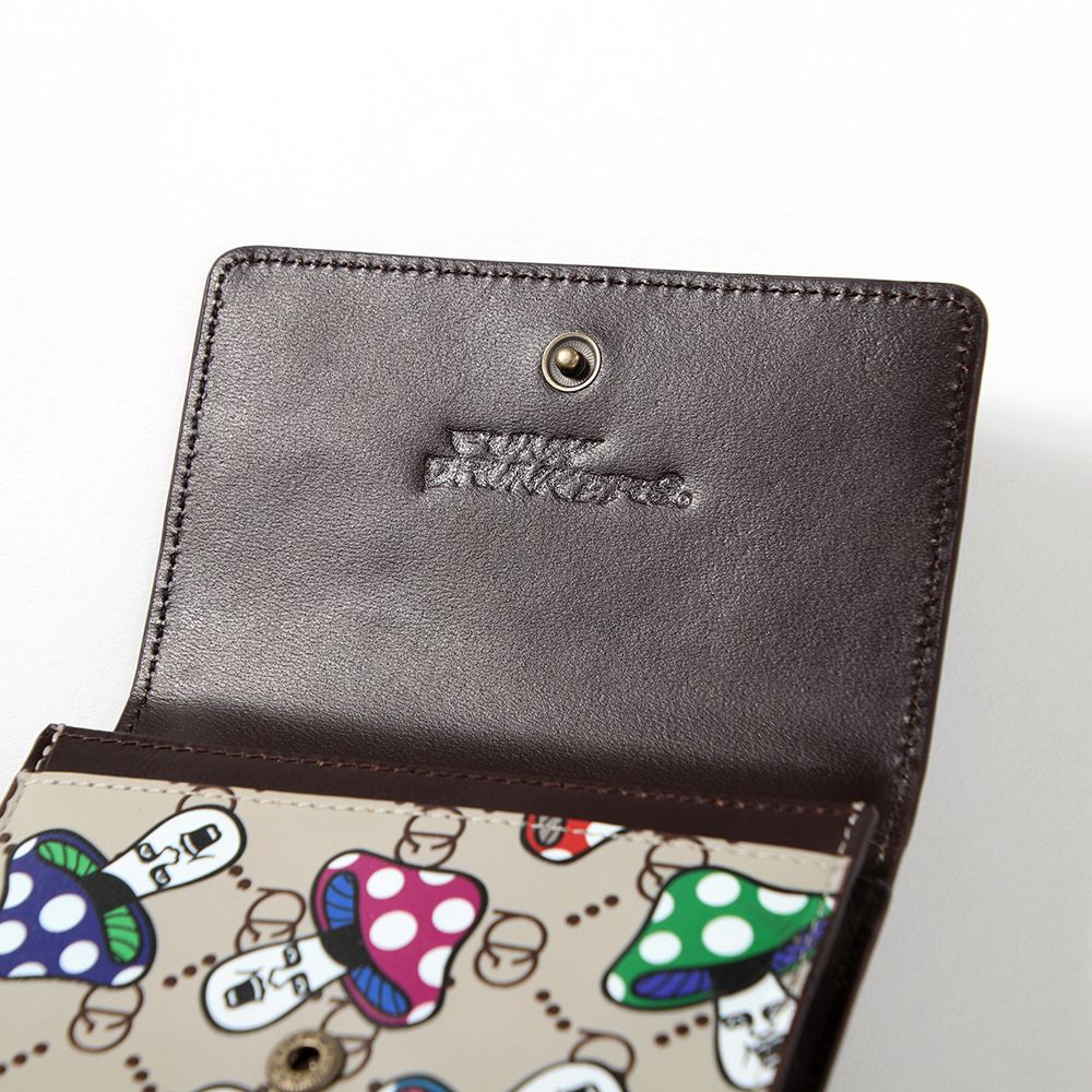 きのこ総柄名刺入れ