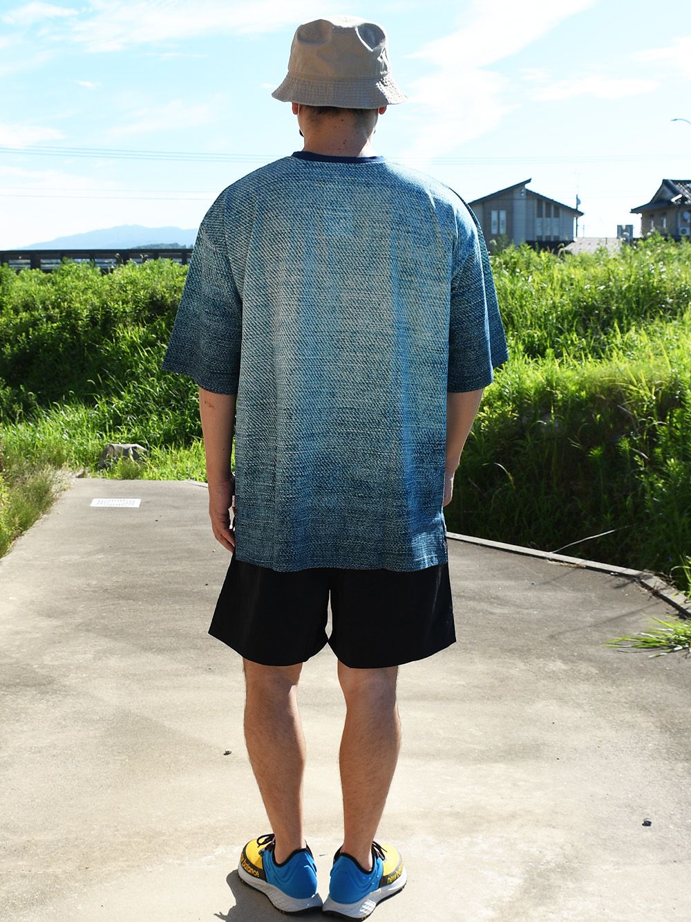 DENIM BIG SILHOUETTE slit tee