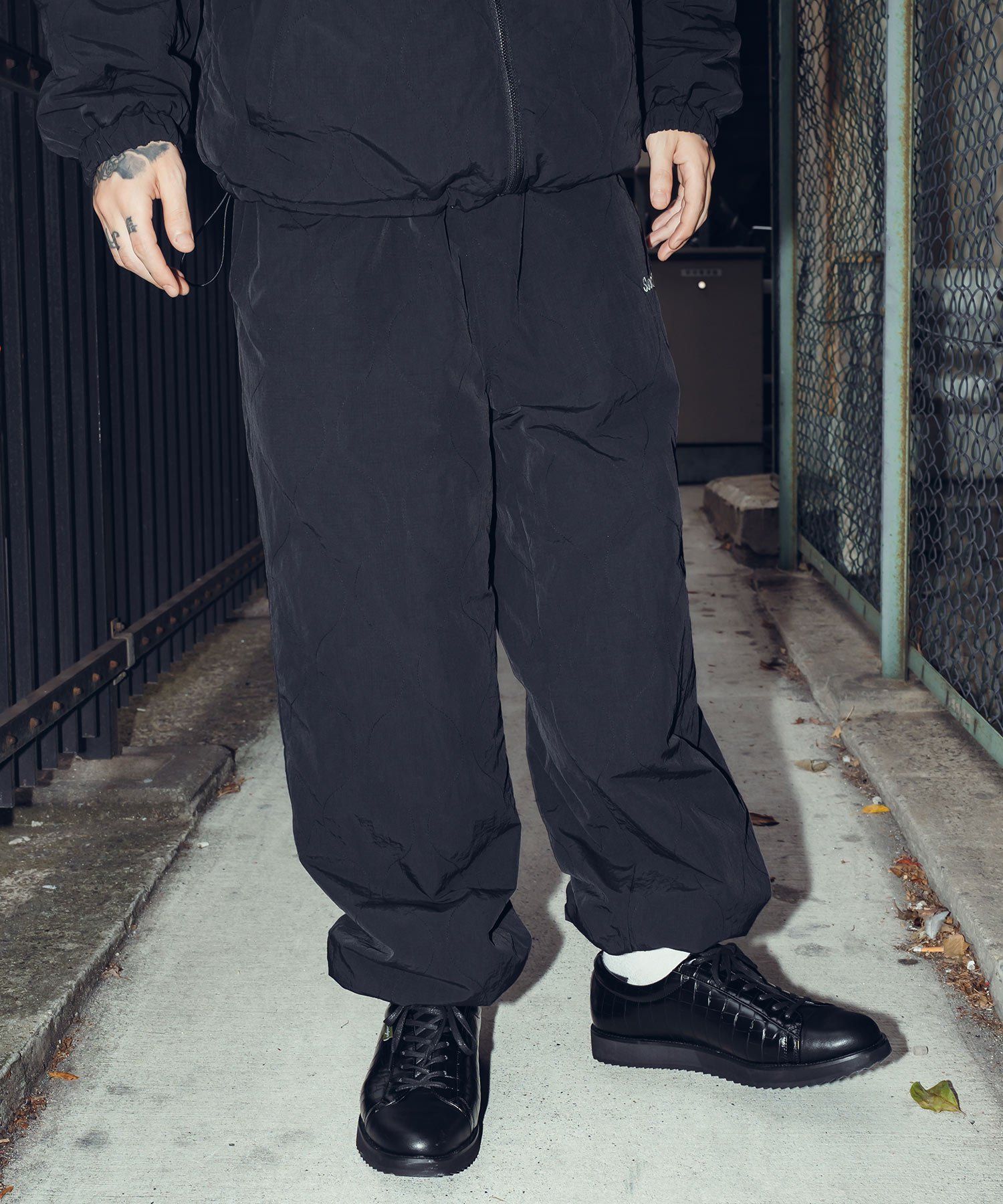 REVERSIBLE NYLON×FLEECE PANTS