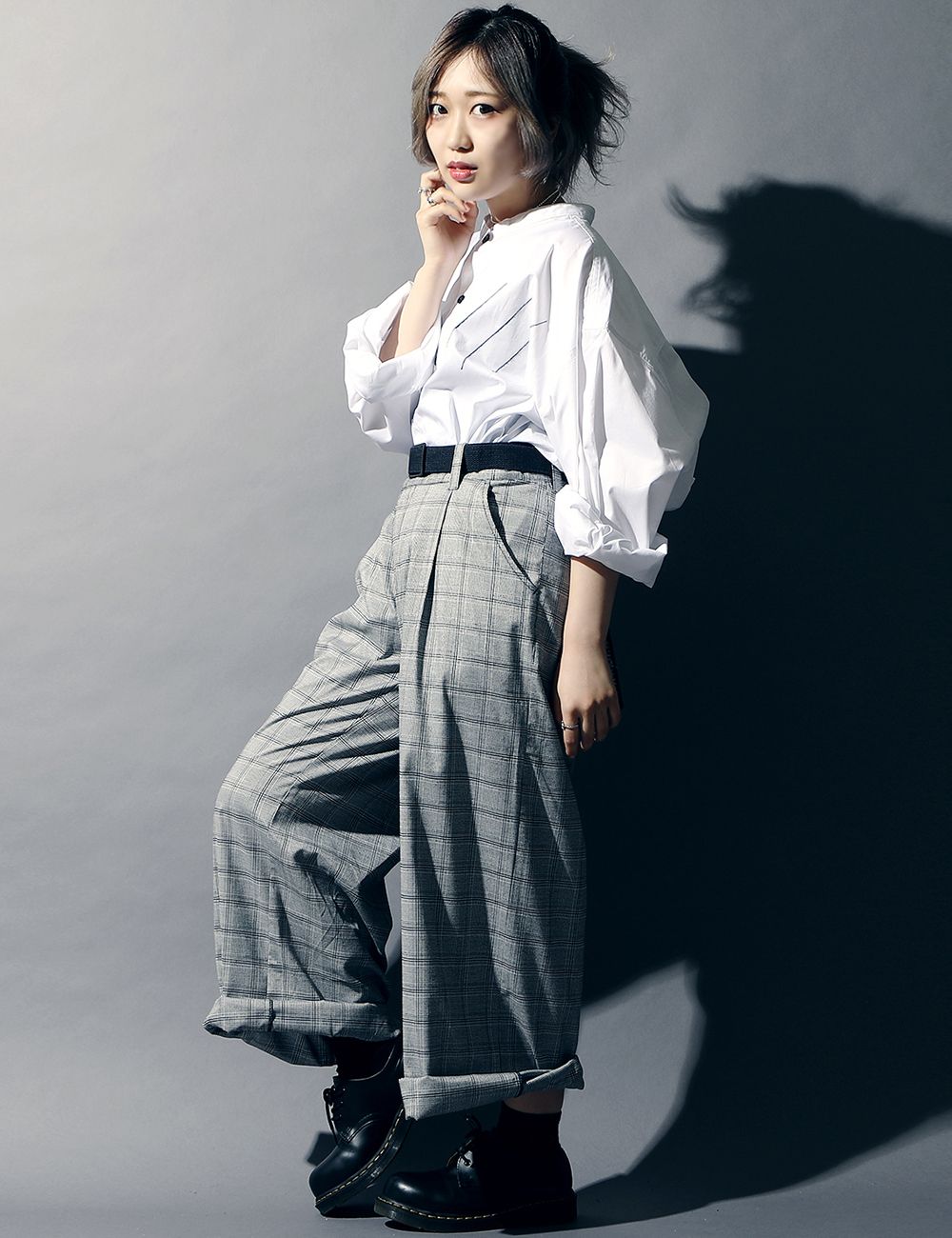 CHEAP -Band collar Shirts-