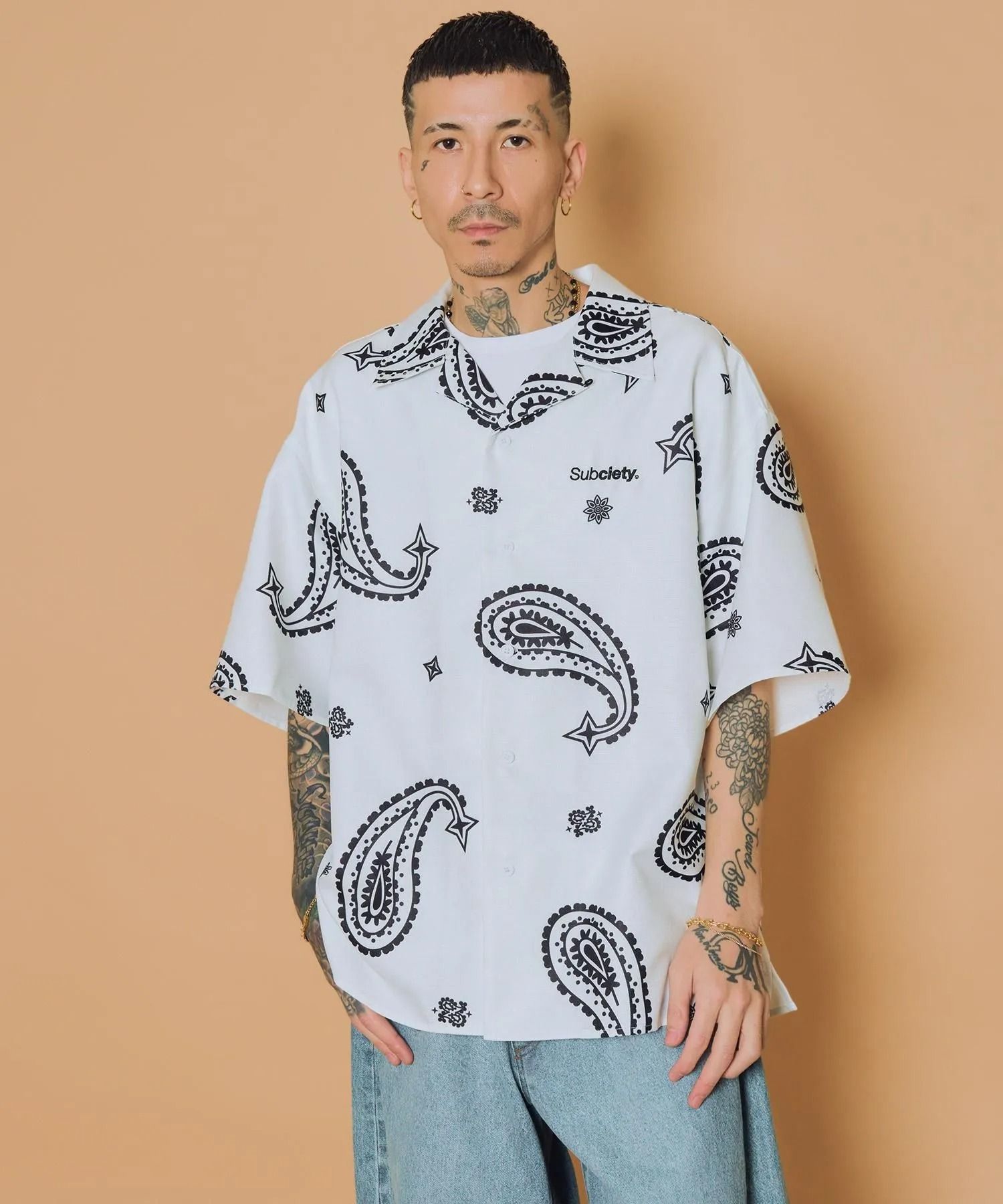 Large paisley shirt
