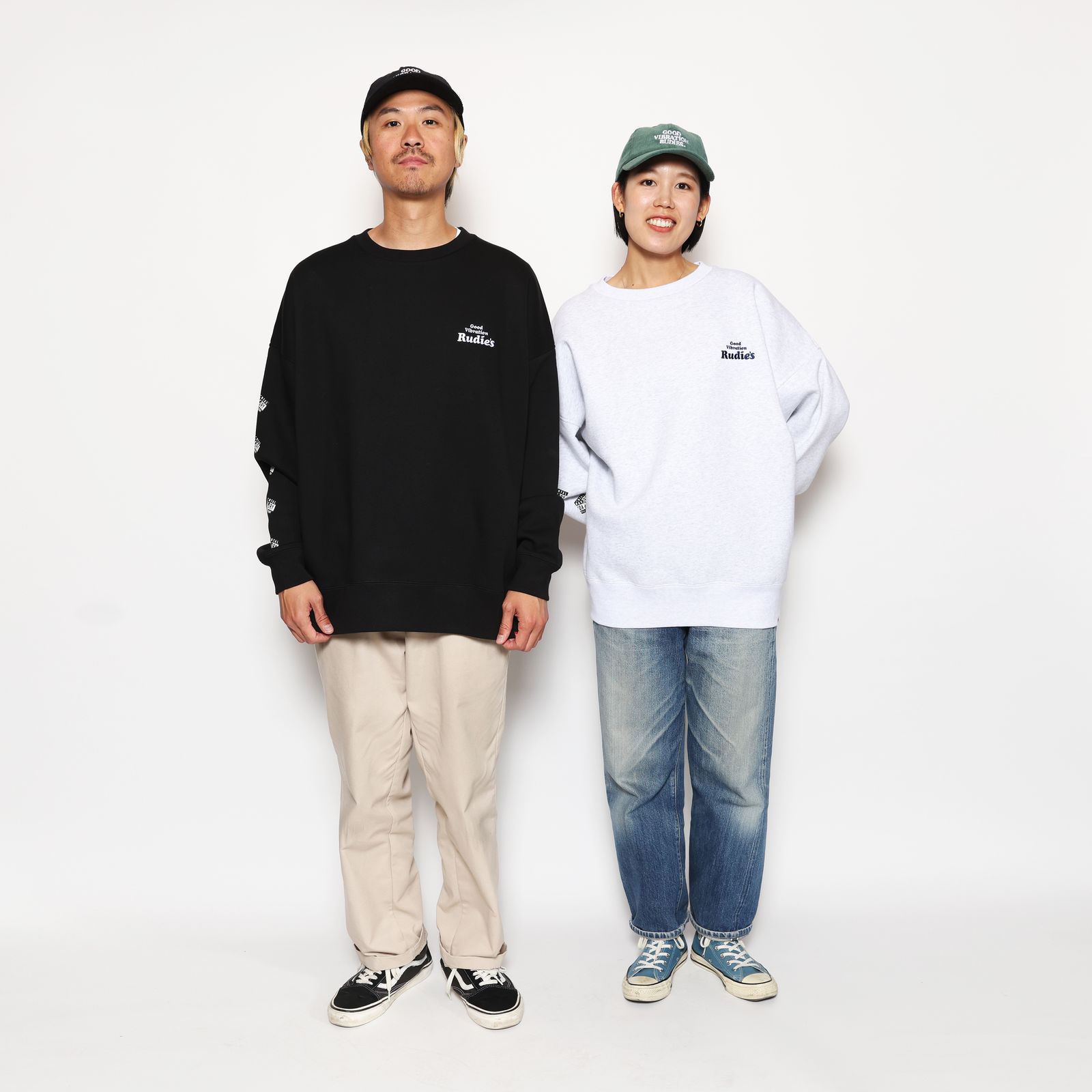 CURVY BIGSILHOUETTE CREW-SWEAT