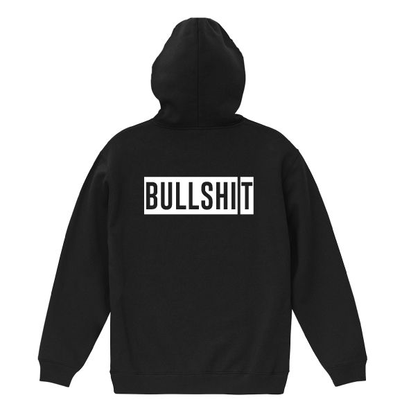 dogtalksbullshitwalks hoody 8.3oz 裏起毛