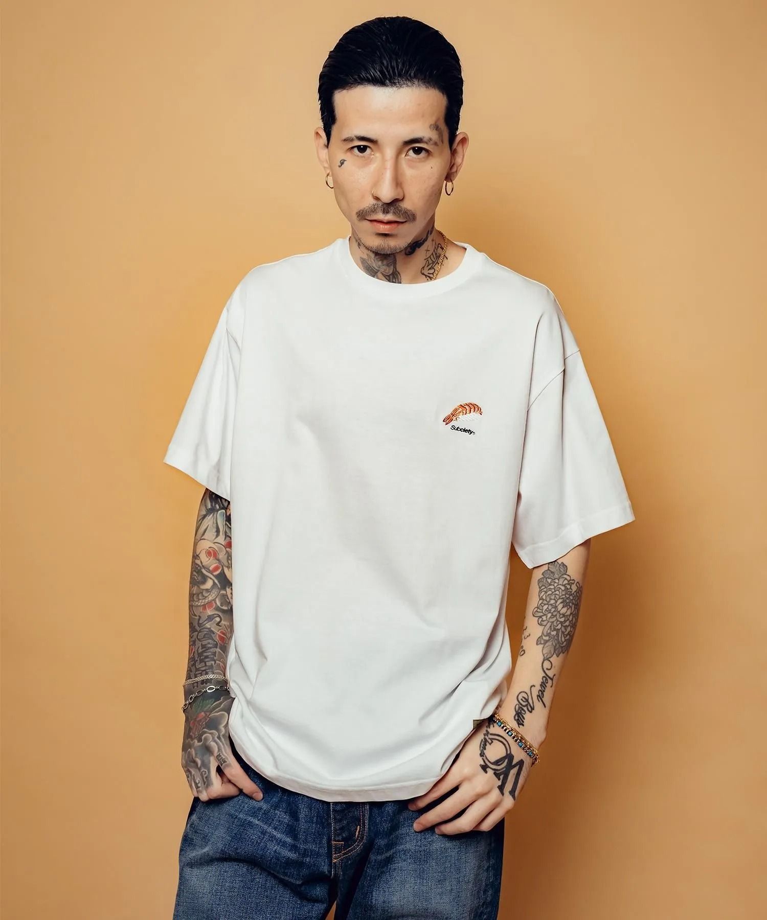 Embroidery sushi tee