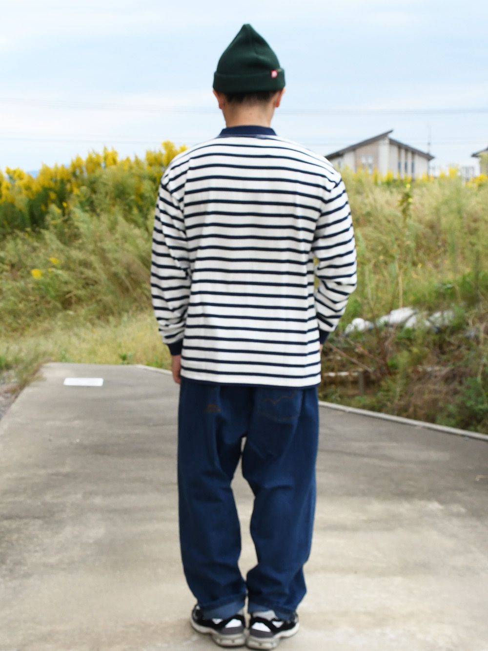 UNDERAGE BORDER LONG-SLEEVE