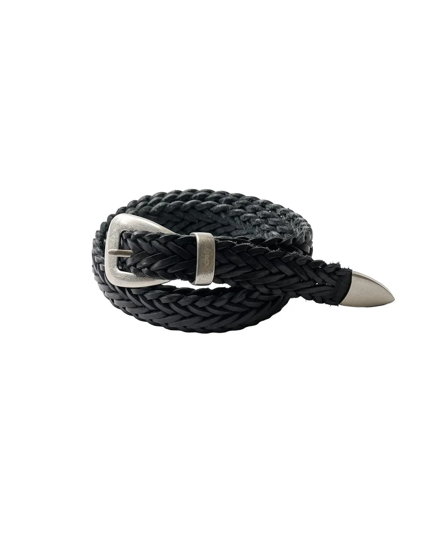 Leather mesh belt