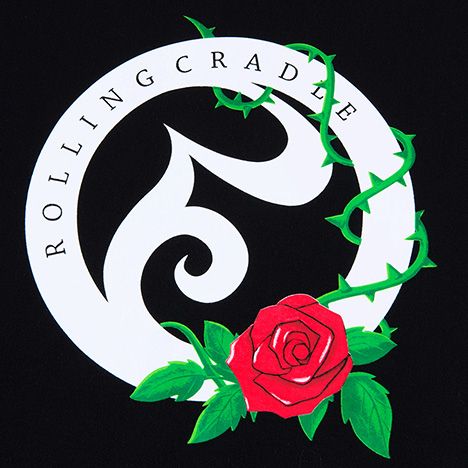 LOGO ROSE-HOODIE