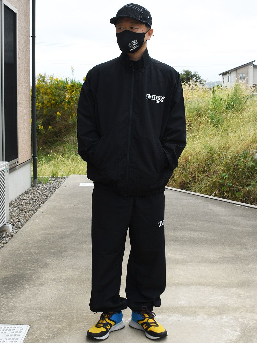 rg set up nylon sporty pants <set up 可>