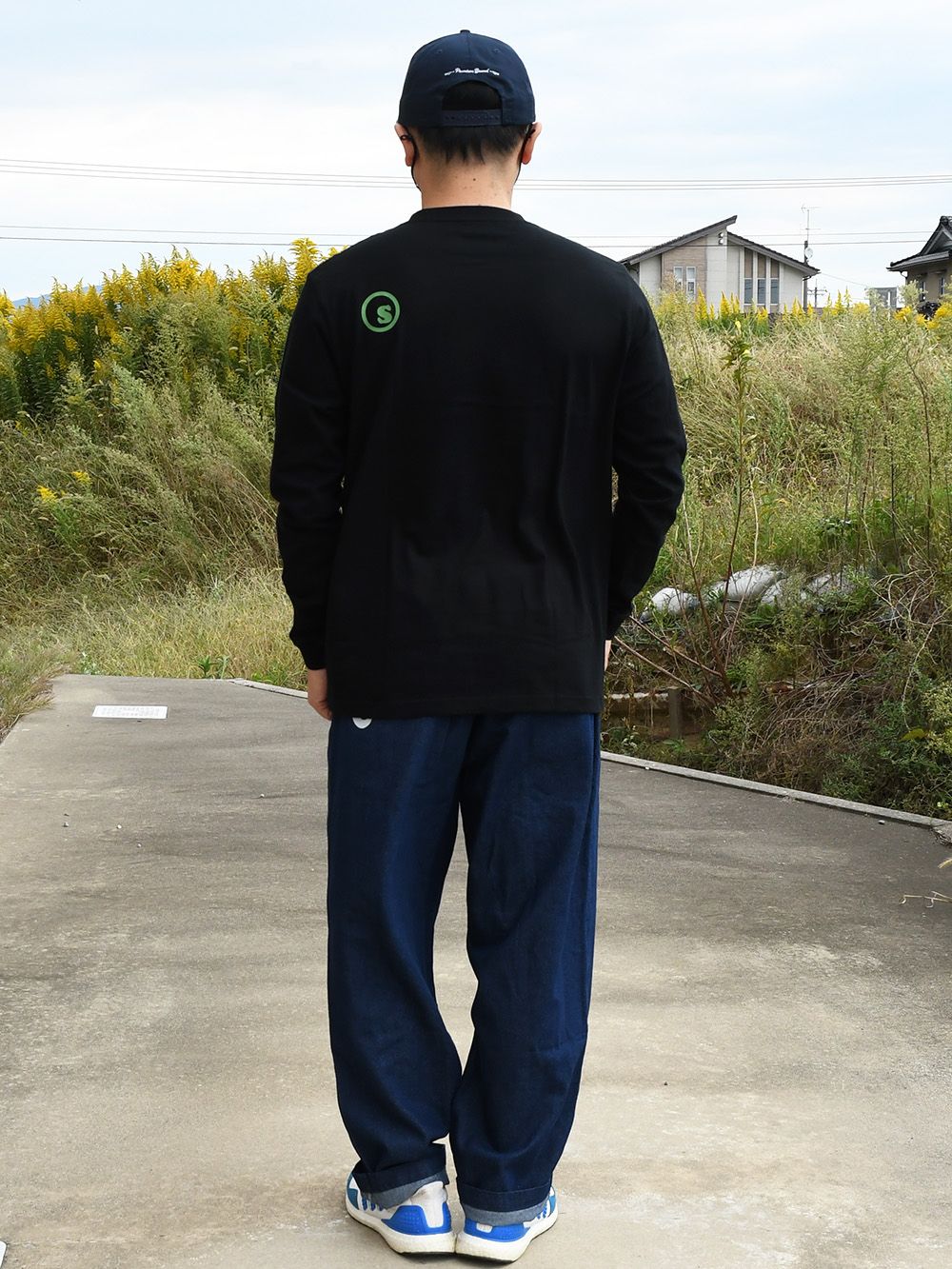 nap in the green air LS tee