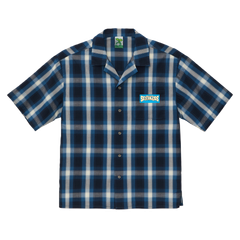 sd colors radial logo s/s check shirts
