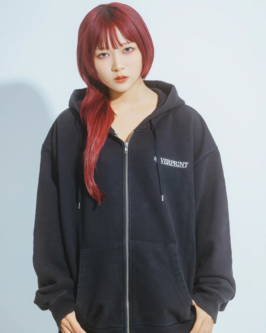 OVERPRINT Zip Hoodie