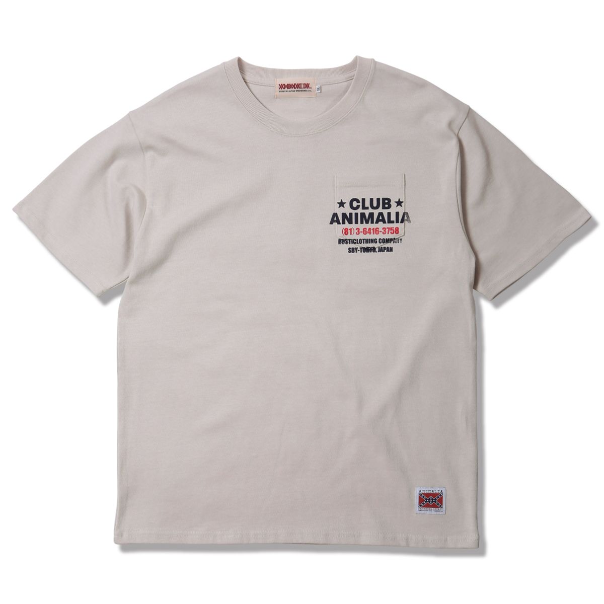 10.2oz Heavy Pocket S/S T-Shirts - CLUB ANIMALIA -