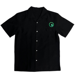 sd retro style poly open shirt