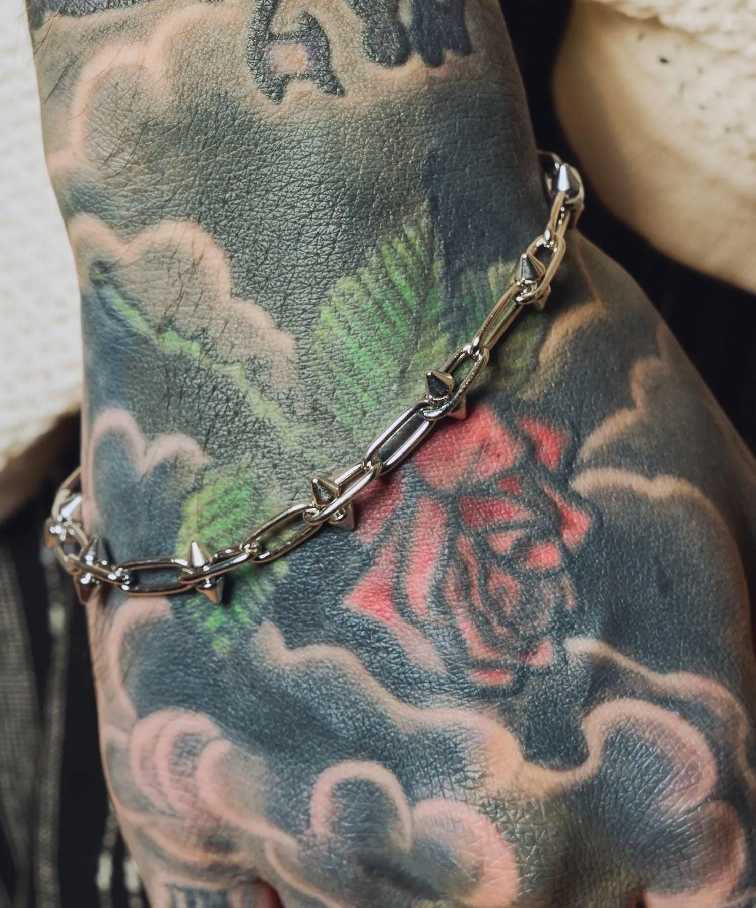 Spike chain bracelet