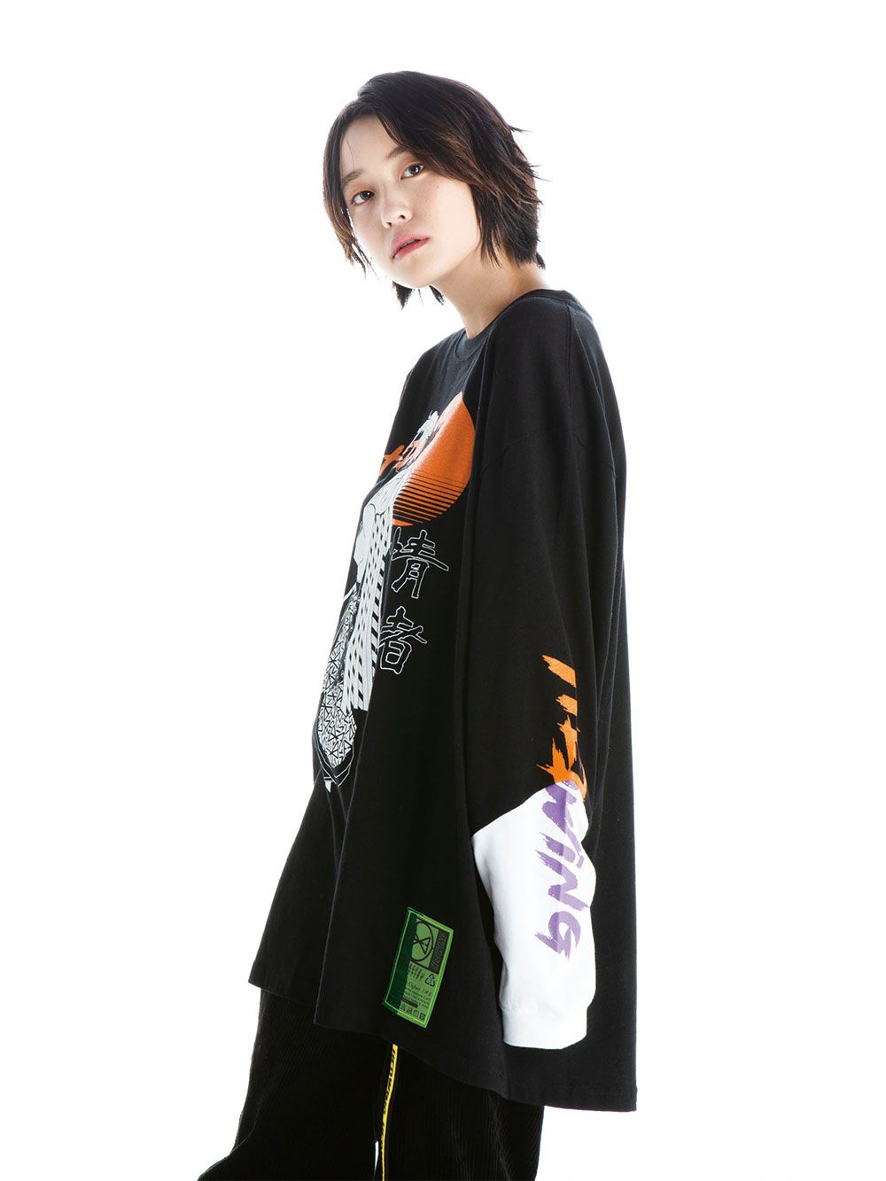 "JYOCHO"Crosscut Longsleeve T-shirt