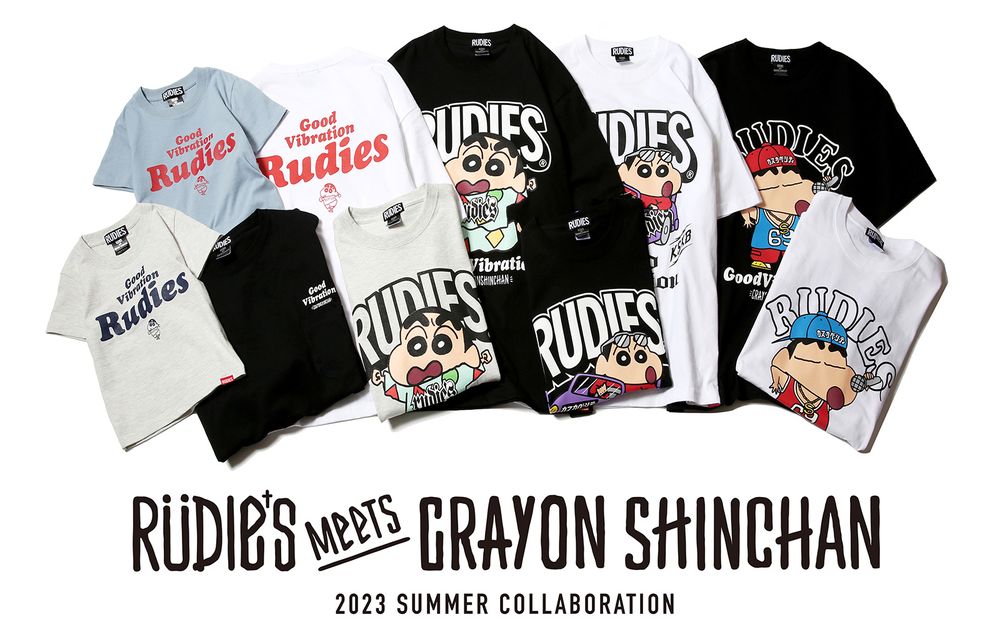 《RUDIE'S x CRAYON SHINCHAN 2023 SUMMER》先行予約!