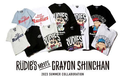 《RUDIE'S x CRAYON SHINCHAN 2023 SUMMER》新作入荷！