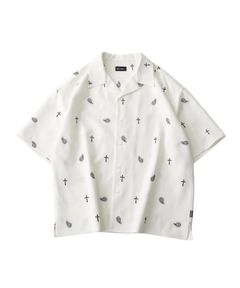 All-over embroidered shirt