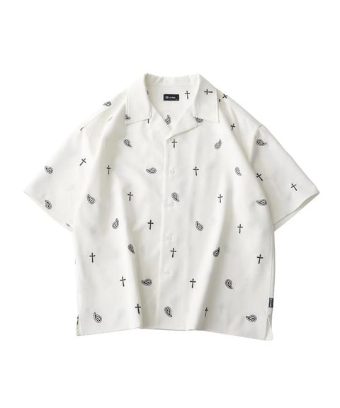 All-over embroidered shirt