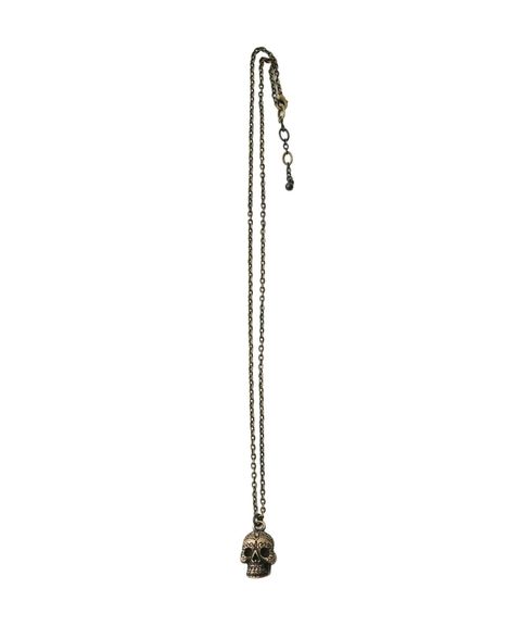 Metal necklace-mexican skull-