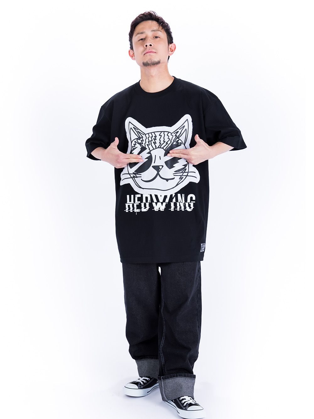 Vacation Cat Big Silhouette T-Shirt