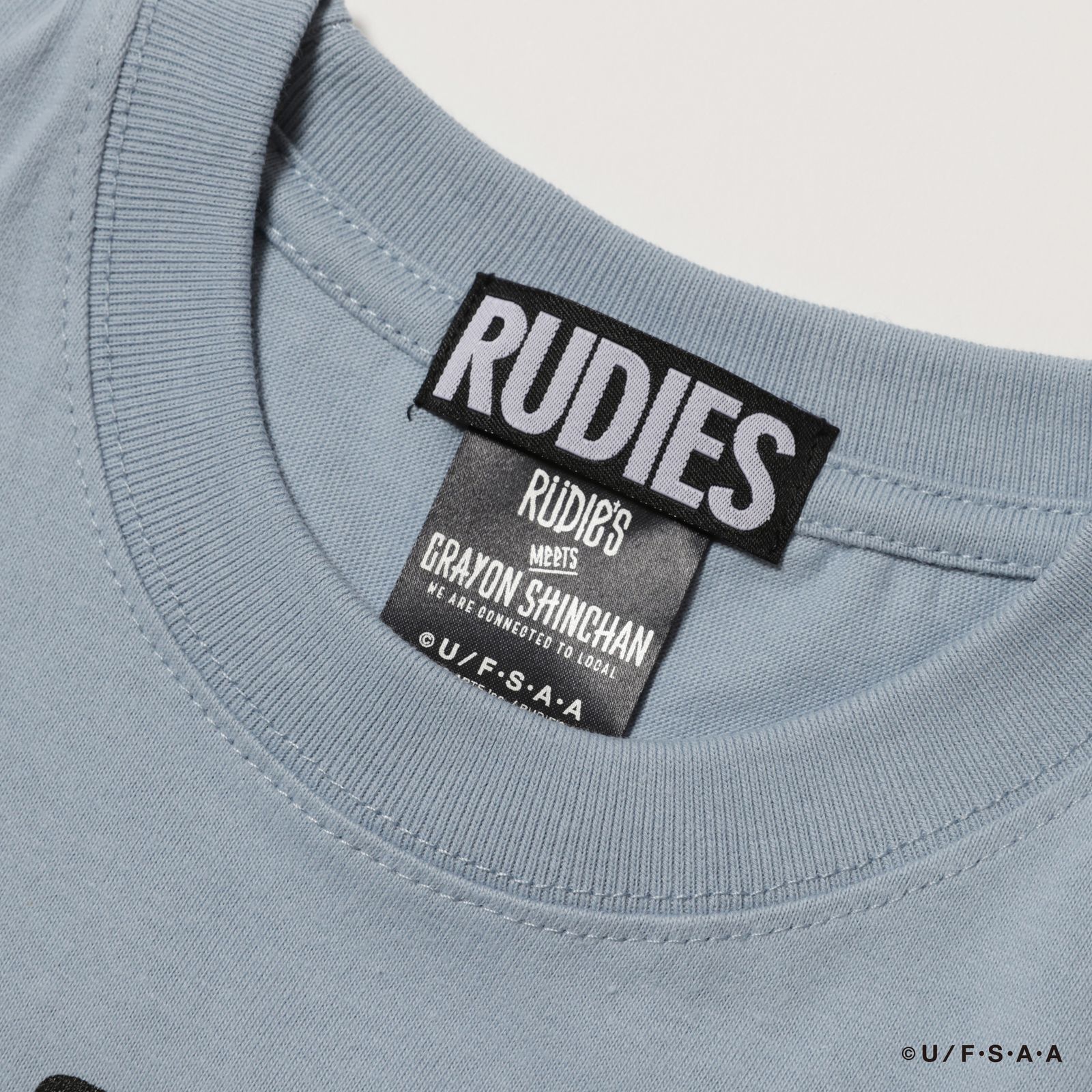 RUDIE'SxCRAYON SHINCHAN AIRPLANE KIDS TEE
