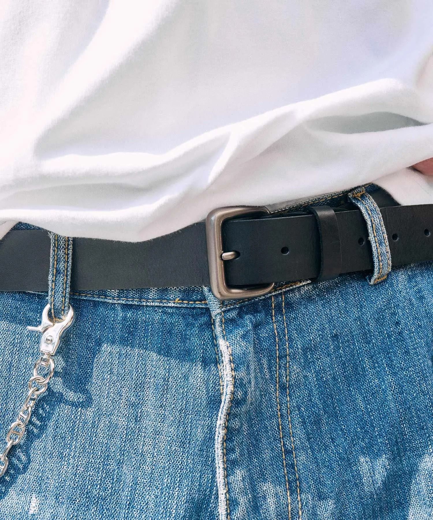 Italian leather belt