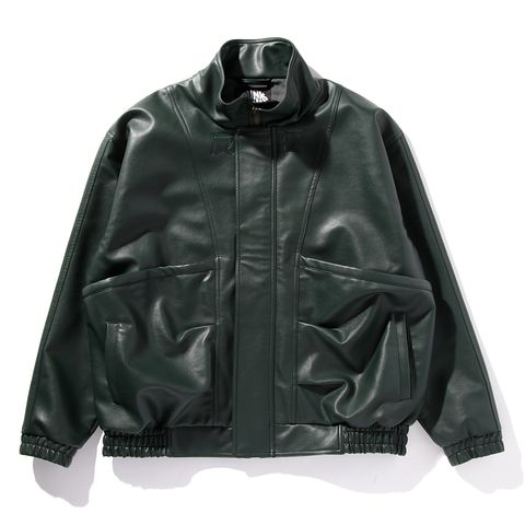 反区PUレザーJKT