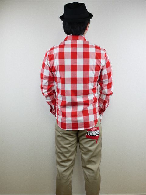 チェックシャツ!