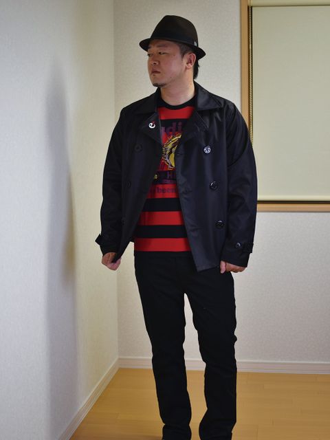 PUNKなコートスタイル!
