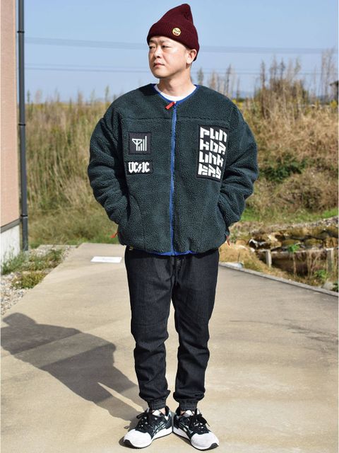 防寒性もバツグンのリバーシブル!