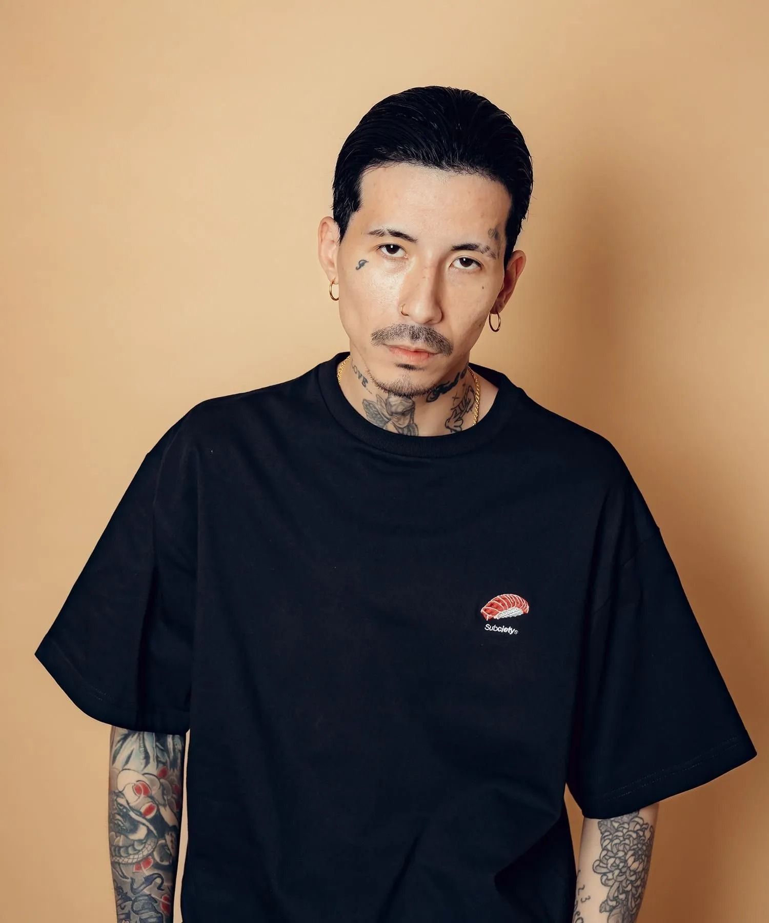 Embroidery sushi tee