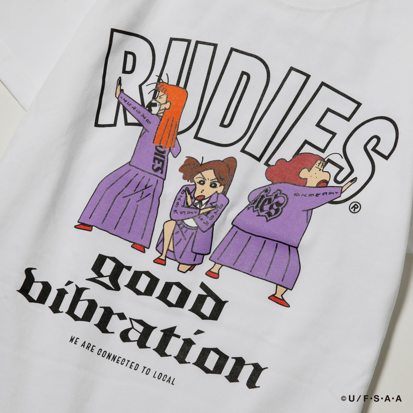 RUDIE'SxCRAYON SHINCHAN BENISASORITAI TEE