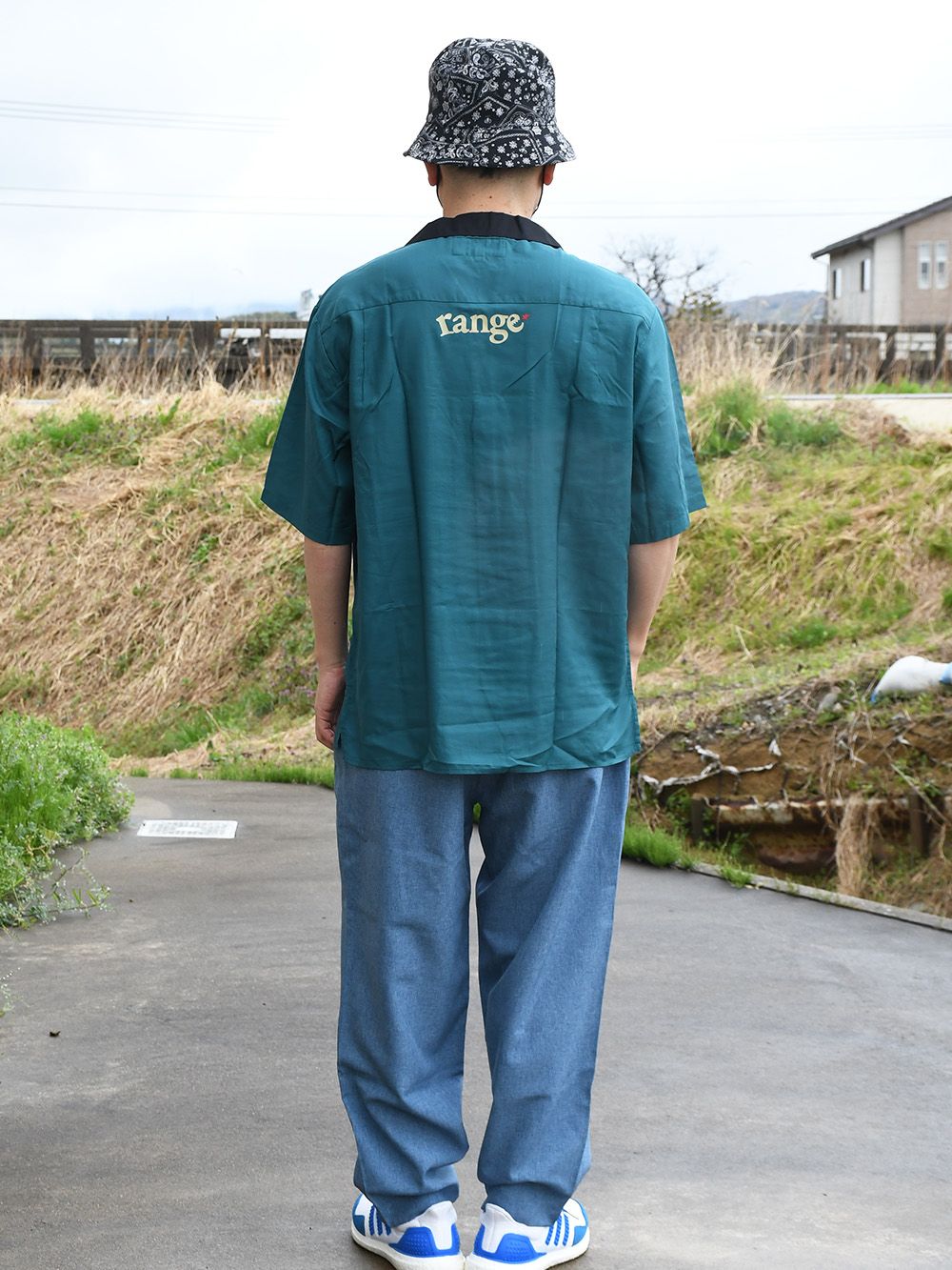 poly 50's style open shirts