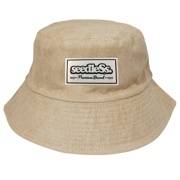 sd reversible fake suede bucket hats