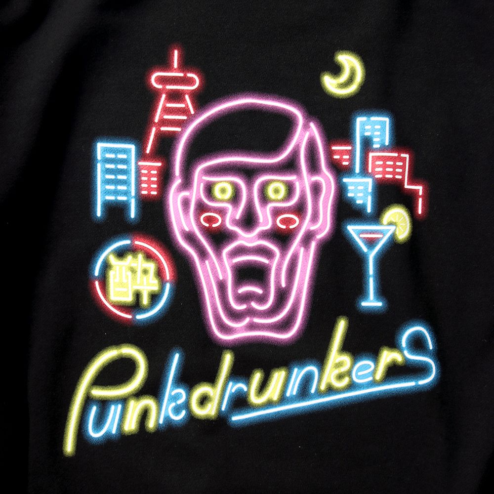 新品未開封 PUNK DRUNKERS ネオンアイツBIGトレーナー PUNK DRUNKERS (パンクドランカーズ) ネオンアイツBIGトレーナー