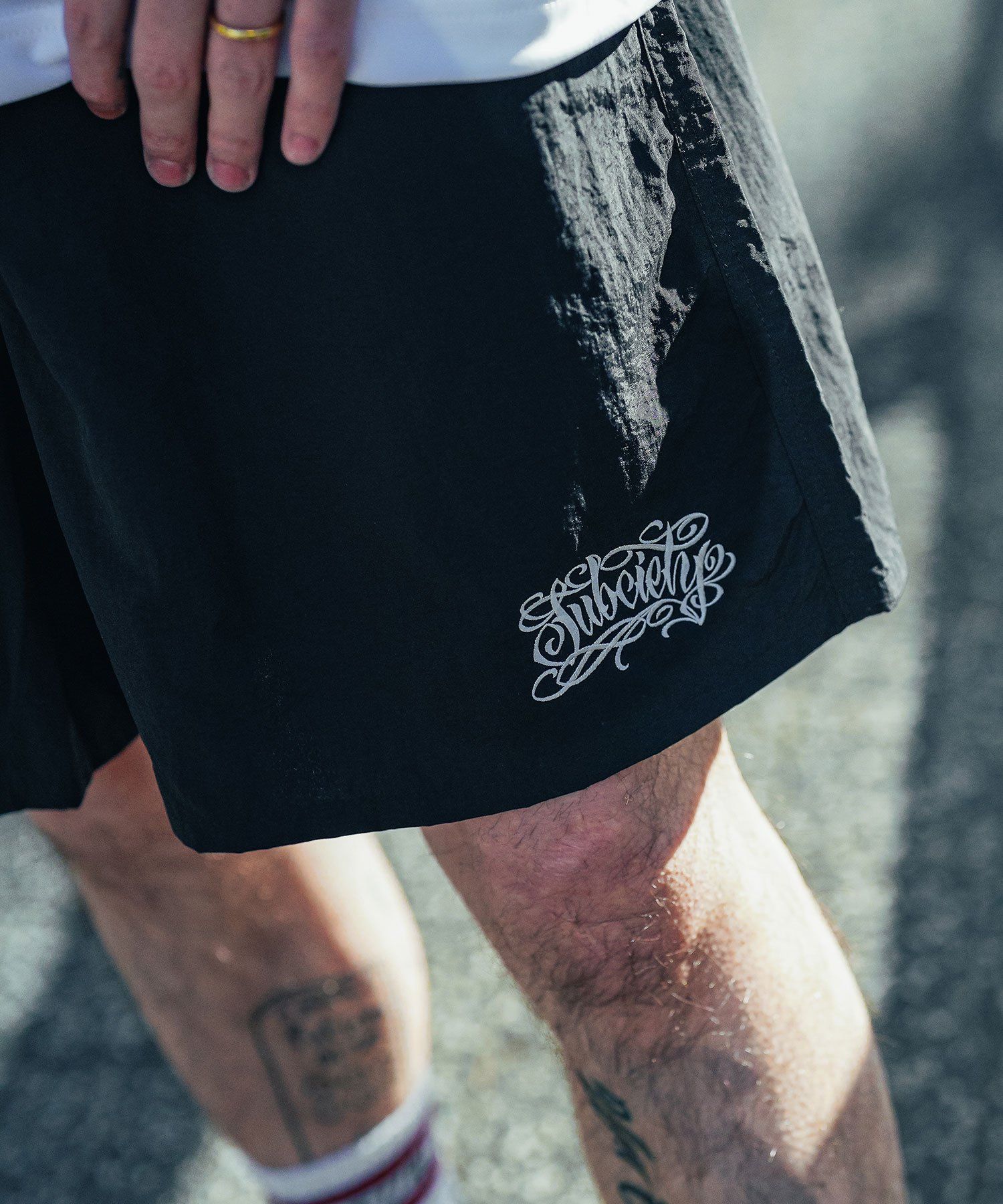 NYLON SHORTS-EMOTION-