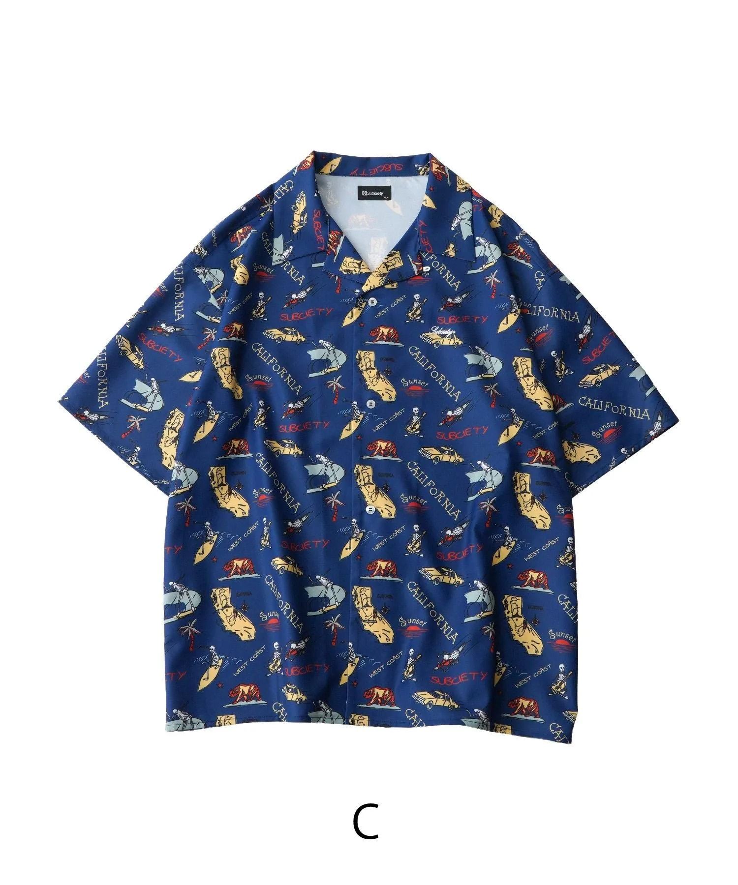 Essential open collar shirt