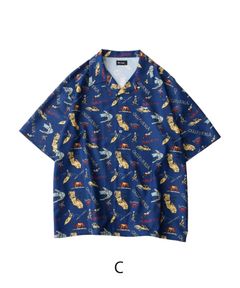 Essential open collar shirt