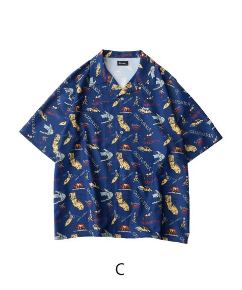 Essential open collar shirt