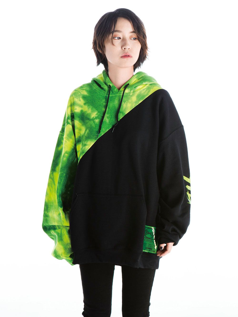 Cross Cut "Tye-die" Hoodie