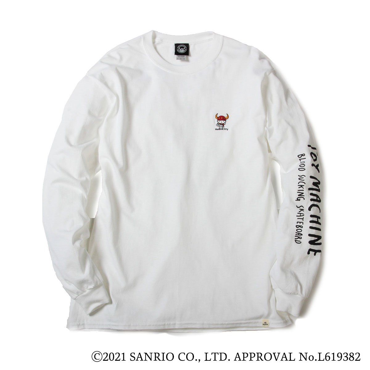 TOYMONSTER KITTY EMBROIDERY LONG SLEEVE-TEE