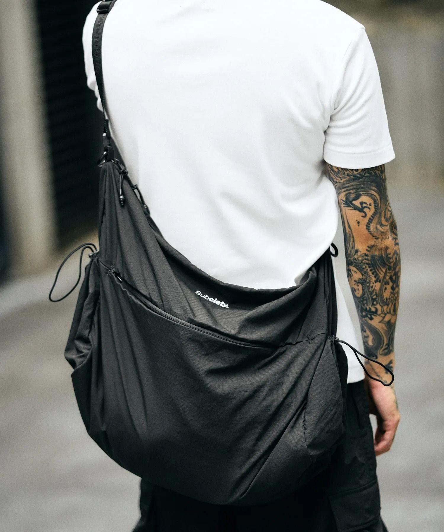 Nylon shoulder bag