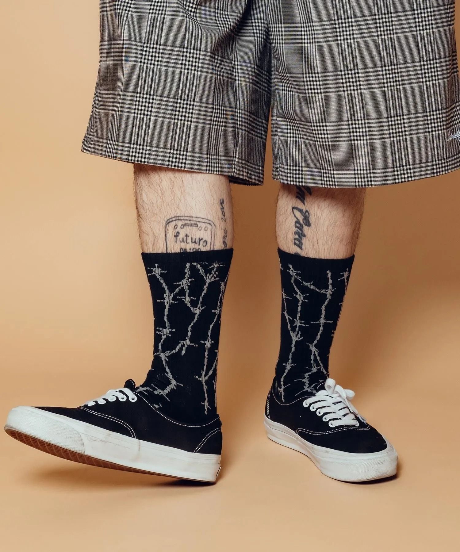 Barbed wire socks