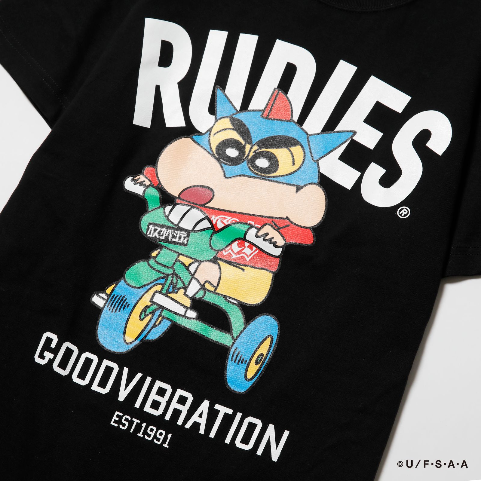 RUDIE'SxCRAYON SHINCHAN TRICYCLE TEE