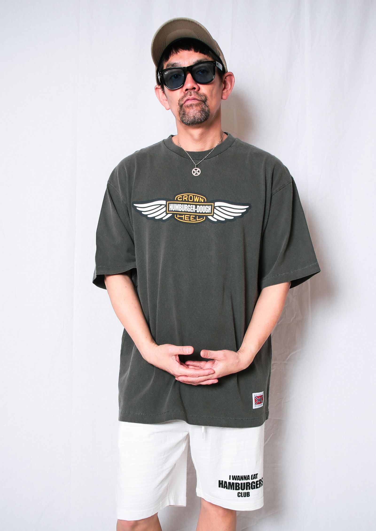 6.5oz PIGMENT DYEING S/S Tee - HUMBURGER-DOUGH