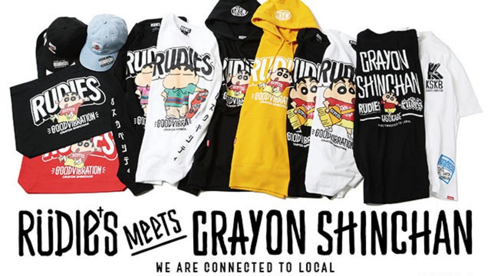 《RUDIE'S × CRAYON SHINCHAN》発売開始!