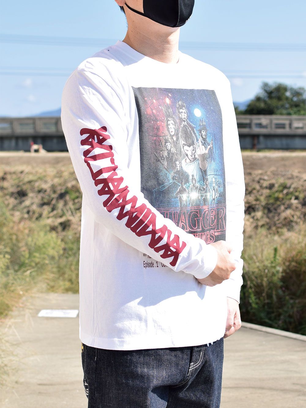 “SWAGGER CLOTHINGS Poster” L/S TEE